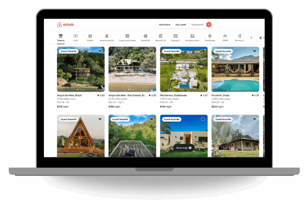 Luxurious vacation cabins with modern amenities on Posh Outdoors website.